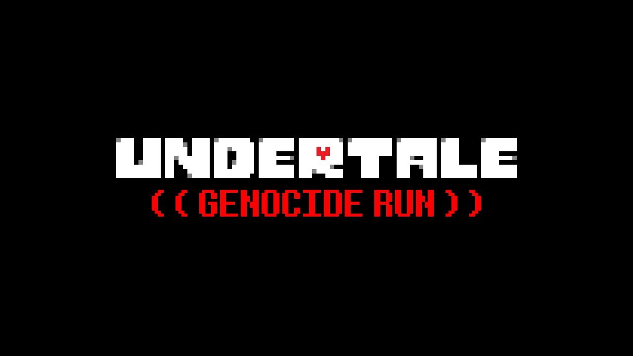 how to do the genocide route in undertale